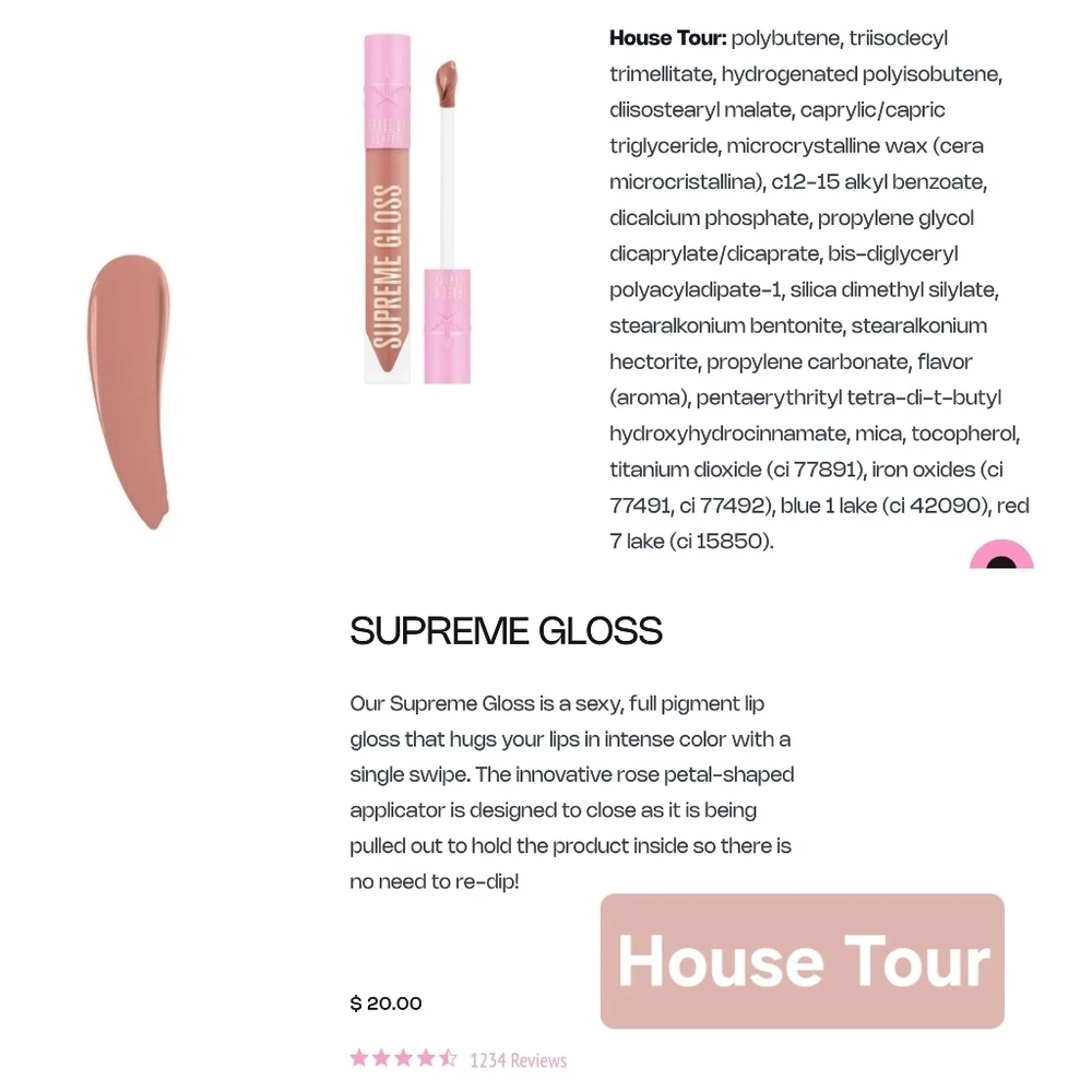 Jeffree Star Supreme Gloss in "House Tour" - Picture 4 of 4